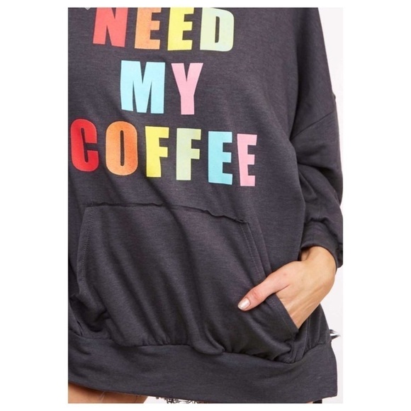 “NEED My Coffee” Graphic Sweatshirt - Picture 4 of 8